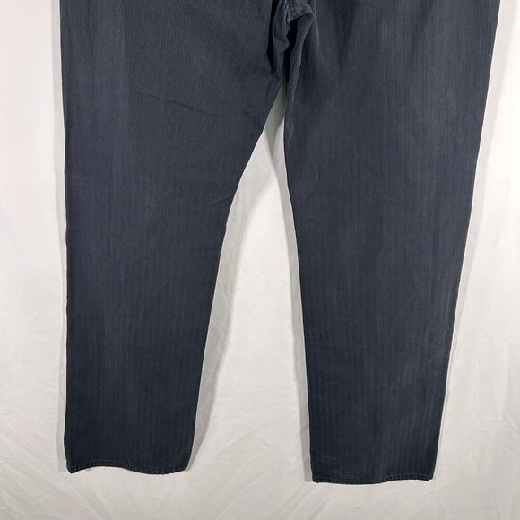 Banana Republic Pants Men's 32x32 Black Straight Fit Mid Rise Cotton Blend - Picture 8 of 10
